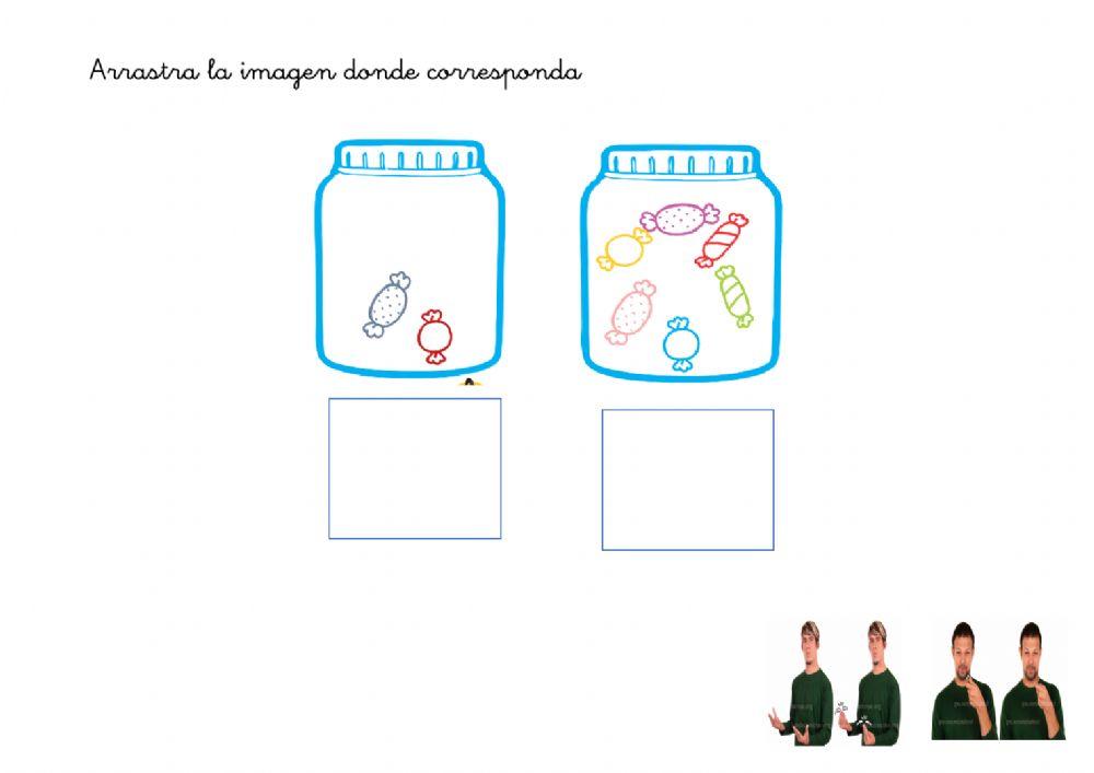 Cuantificadores básicos: muchos-pocos L.S.E