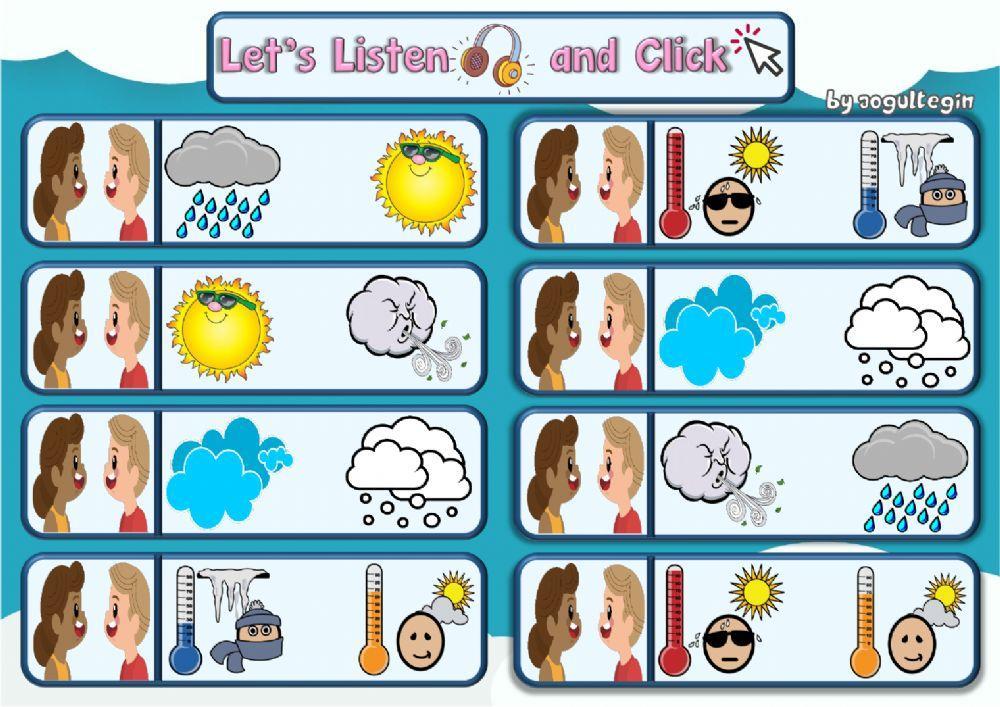 3.9.Weather - Let's Listen and Click 2