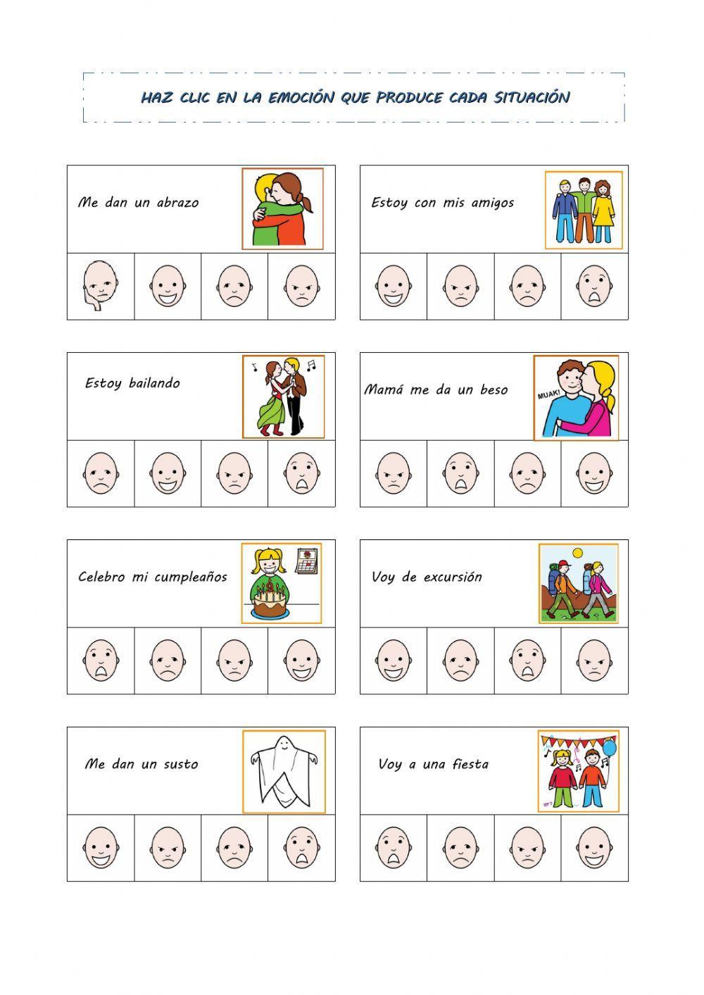 Situaciones y emociones