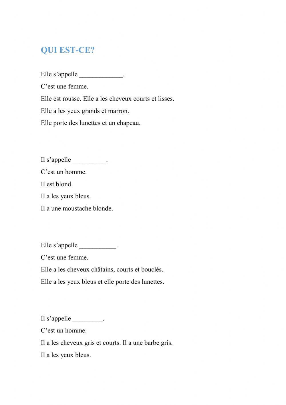 Qui est-ce? II
