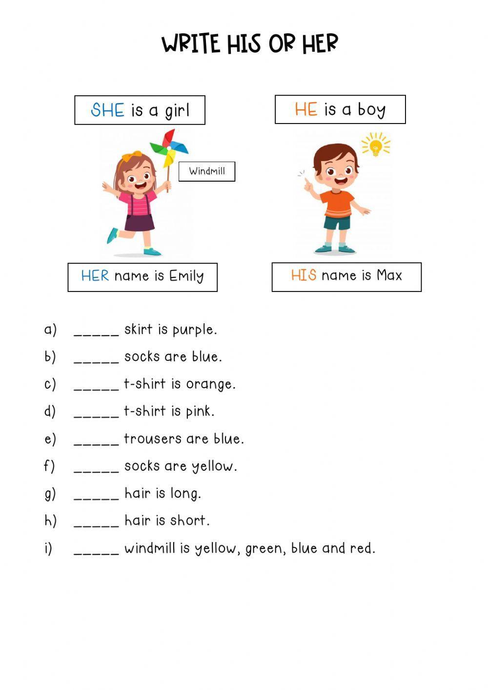 Possessive pronouns