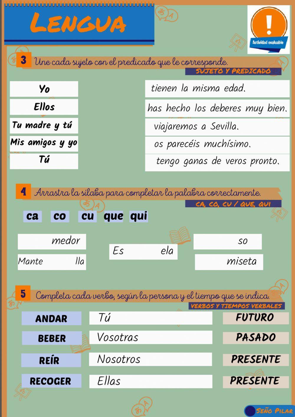 Actividad evaluable lengua (11-15 mayo)