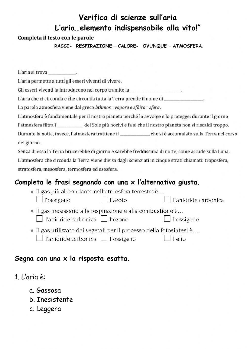 Verifica sci Verifica sci