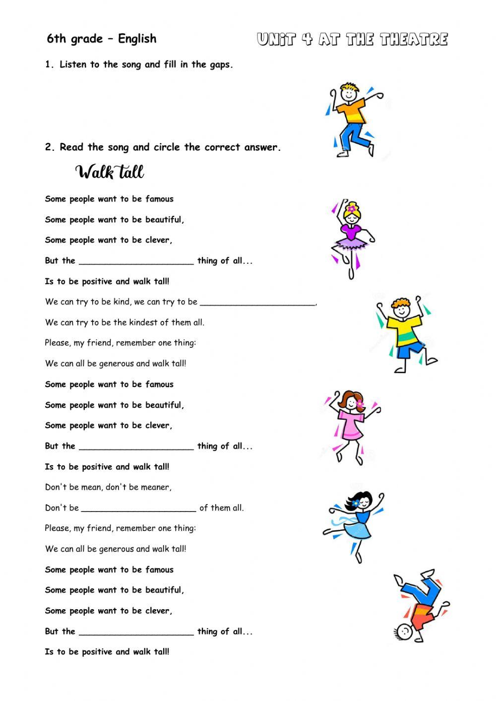 Comparative and superlative adjectives