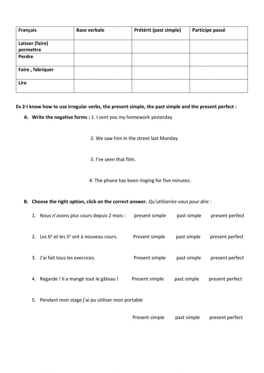 3e-irregular verbs 1