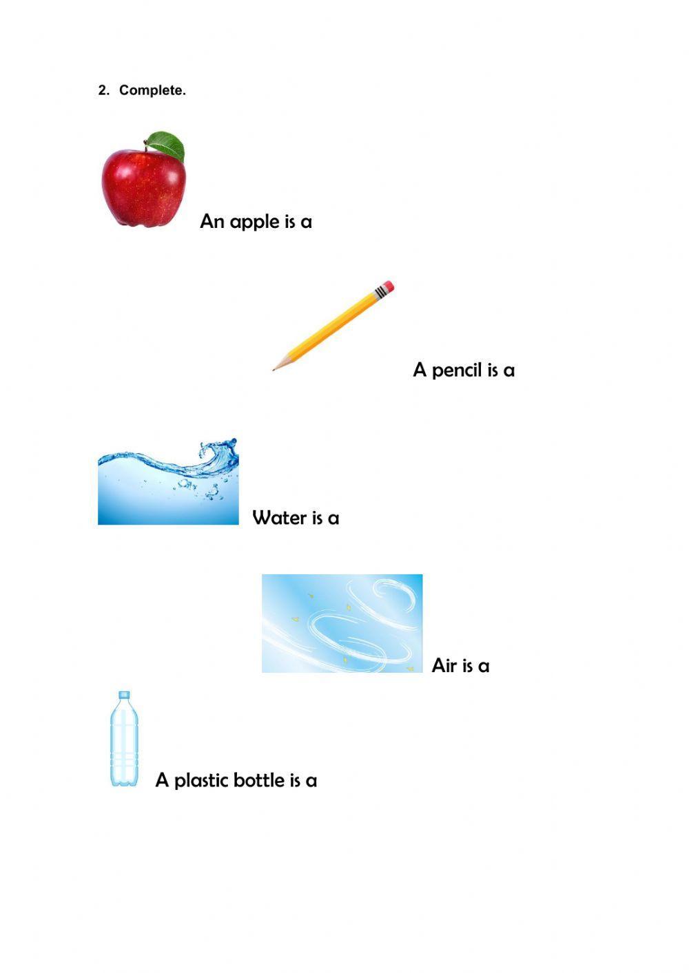 U5 - Science - Ficha de evaluación