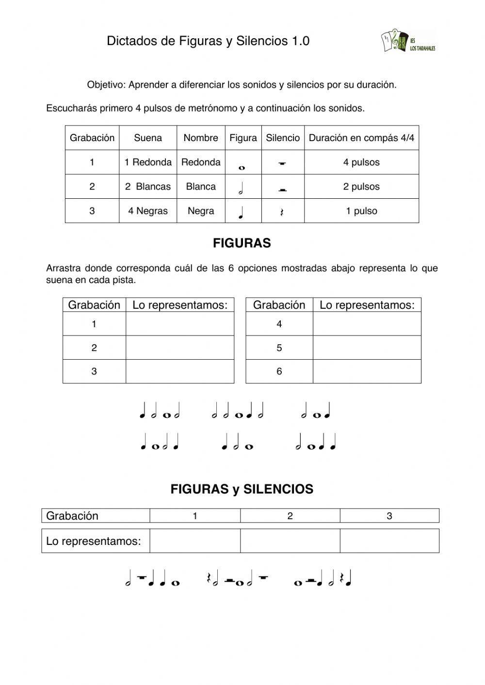 Dictados de Figuras y Silencios 1.0