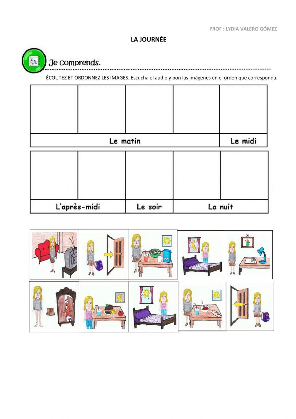 Les activités de la journée