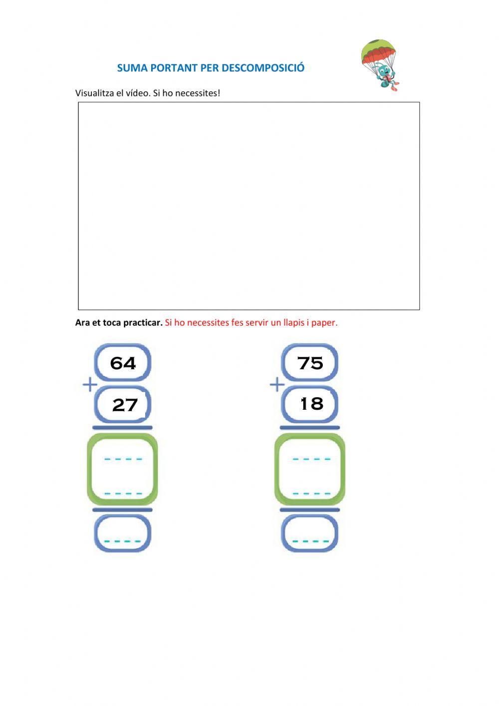 Sumes per descomposició