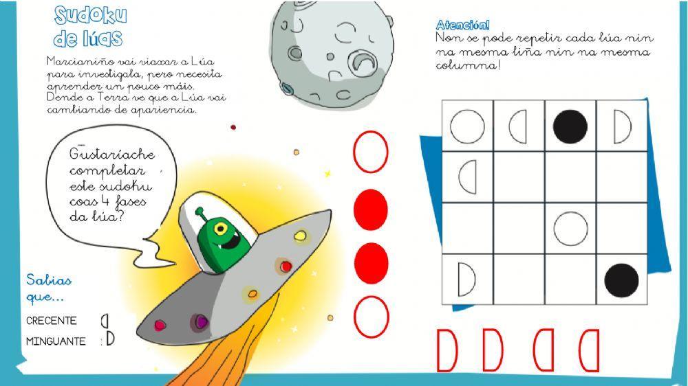 Sudoku das fases da lúa