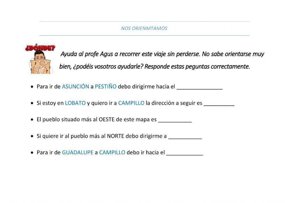Nos orientamos