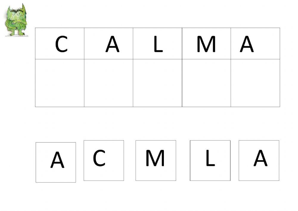 Lectoescritura- Monstruo de colores-