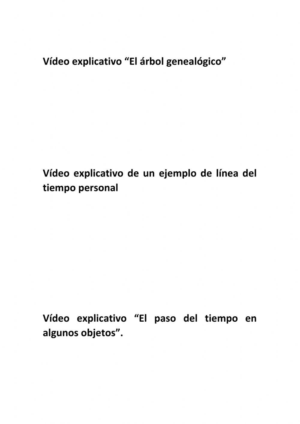 Vídeos explicativos T.6 C. Sociales