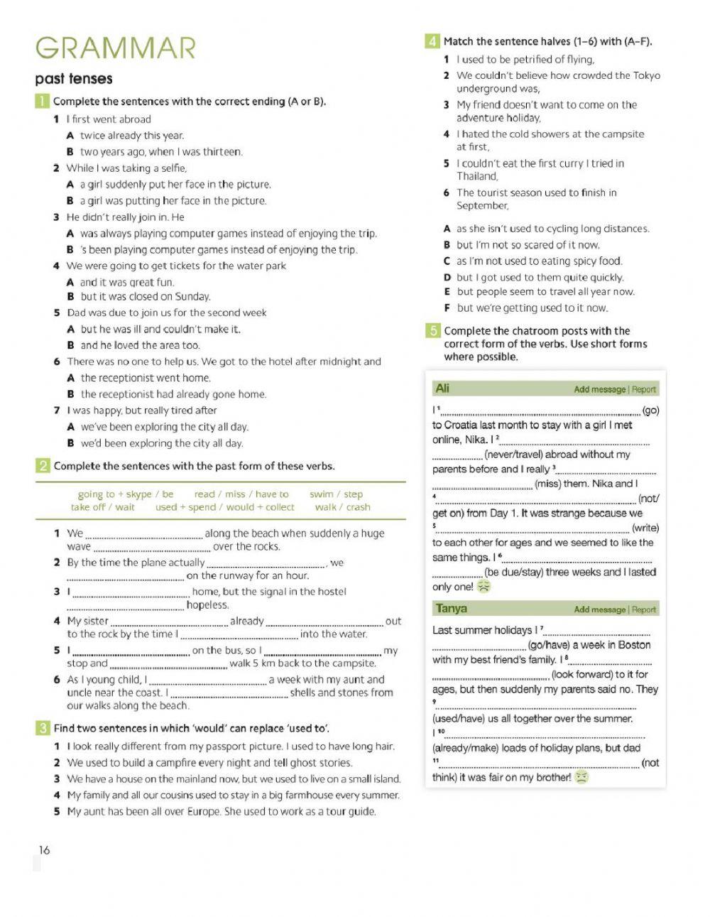 GE Grammar (wb p. 16)