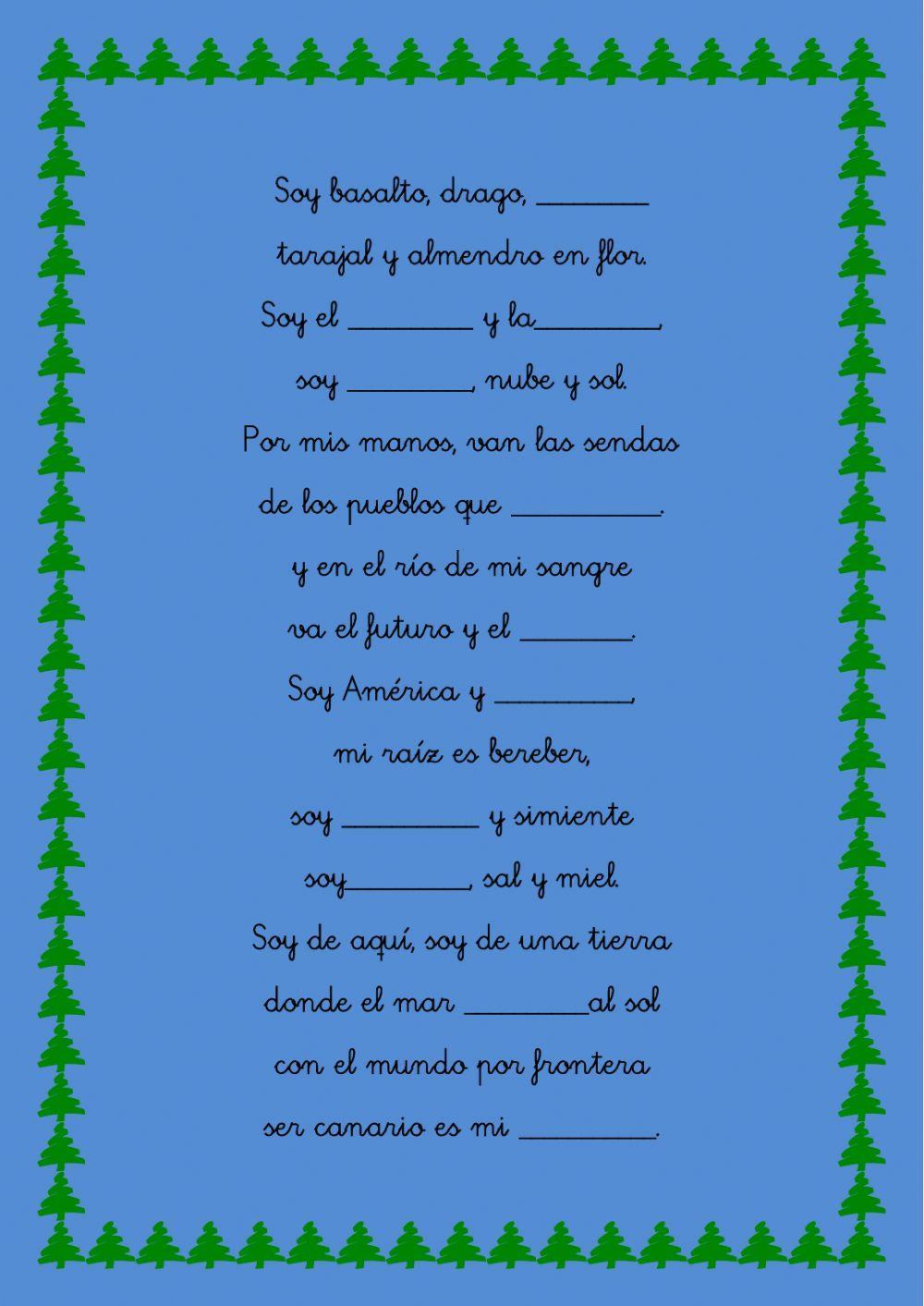 Canción de  Canarias : -Soy de aquí-