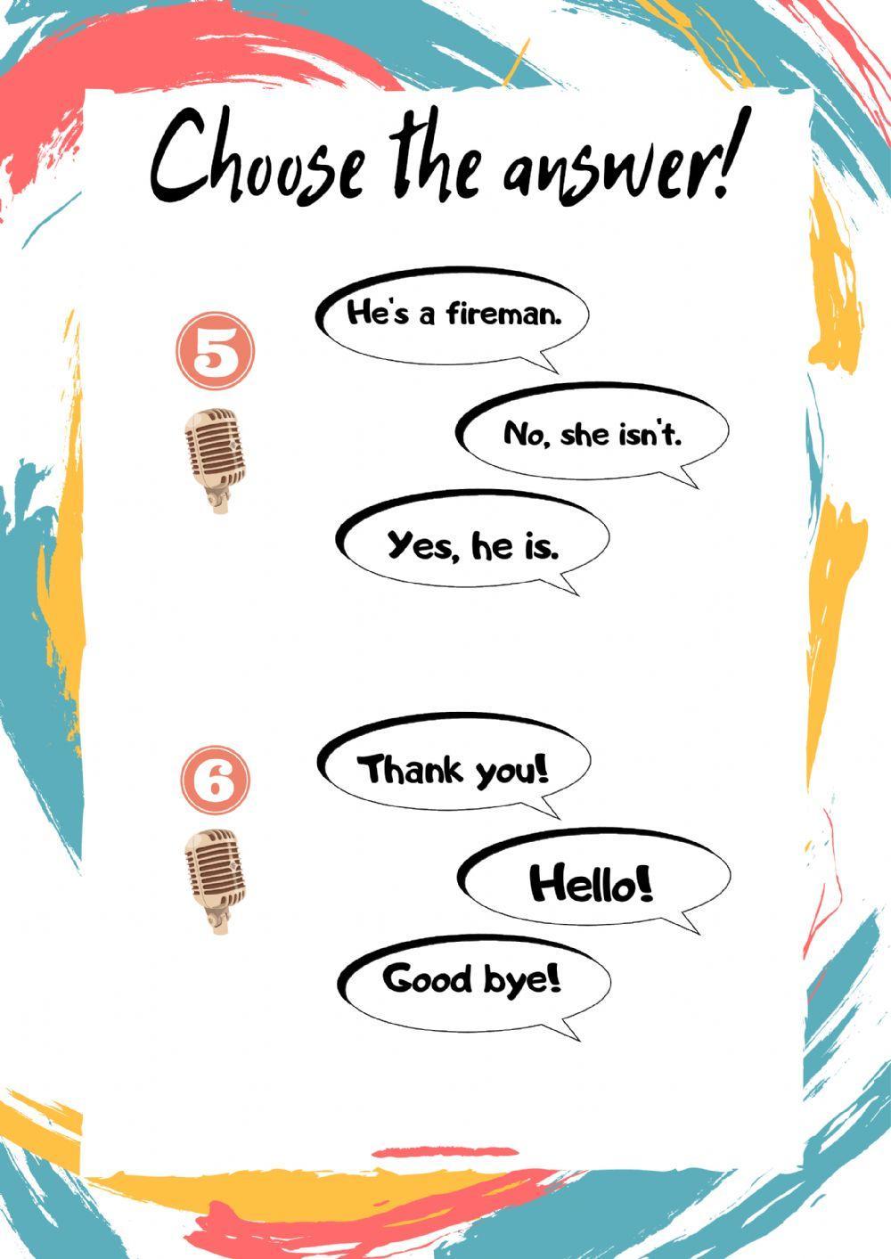 Family and friends 1 Revision Speaking