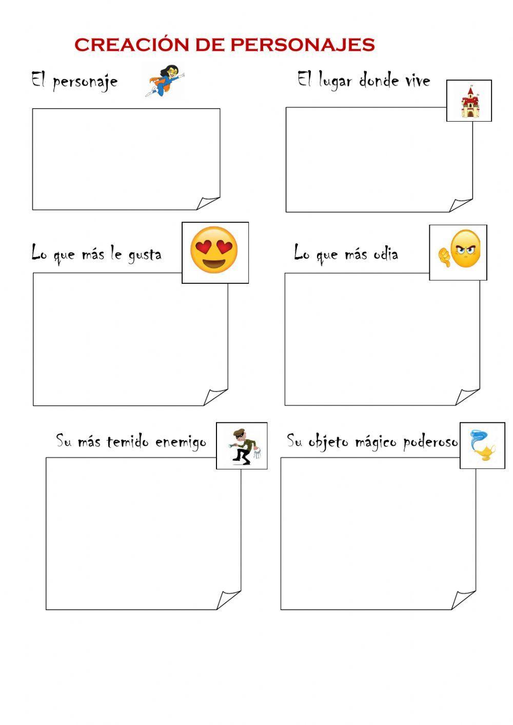 Creación de personajes