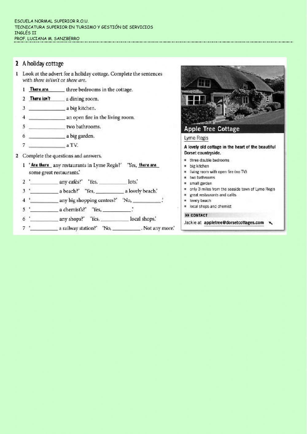 Homes - There is-are