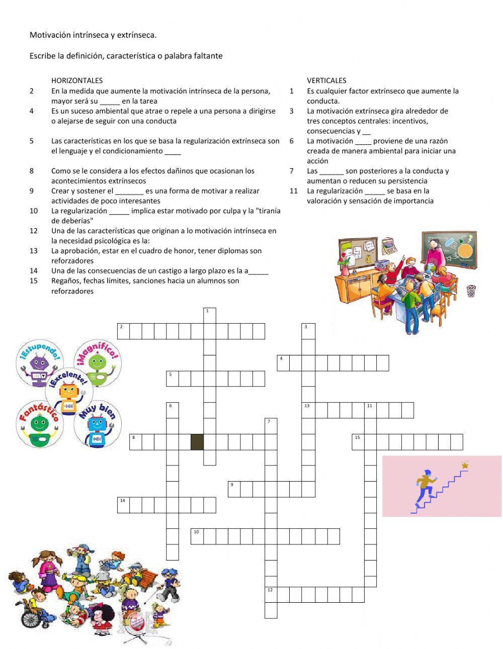 Motivación intrínseca y extrínseca