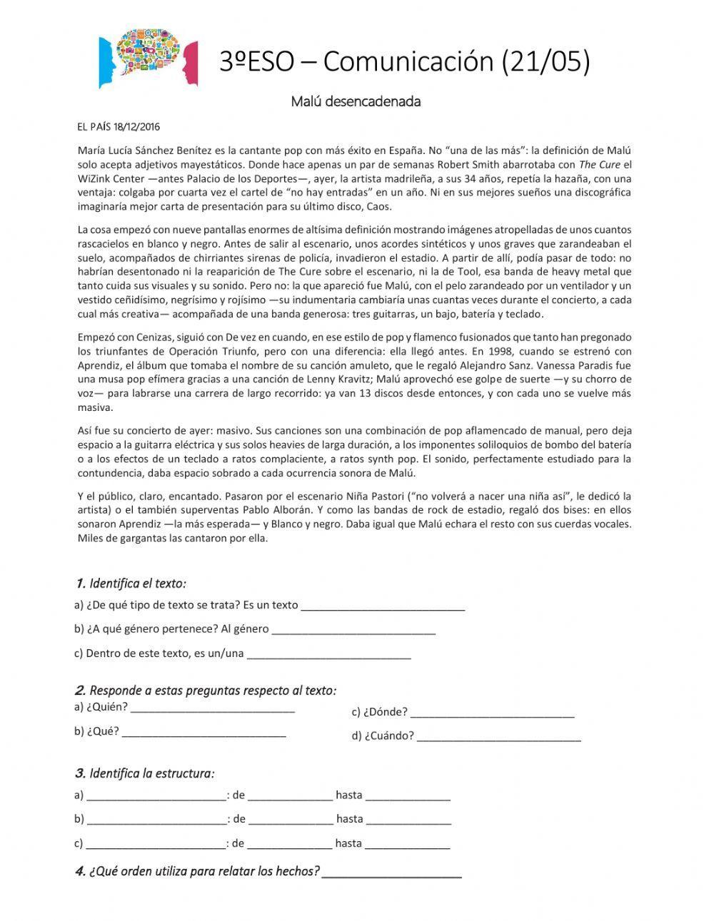 El texto periodístico