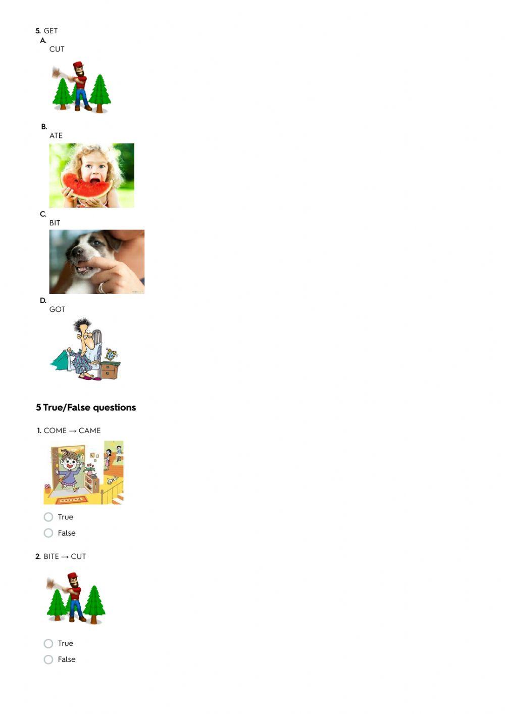 Past Simple - Irregular Verbs (Part 1)