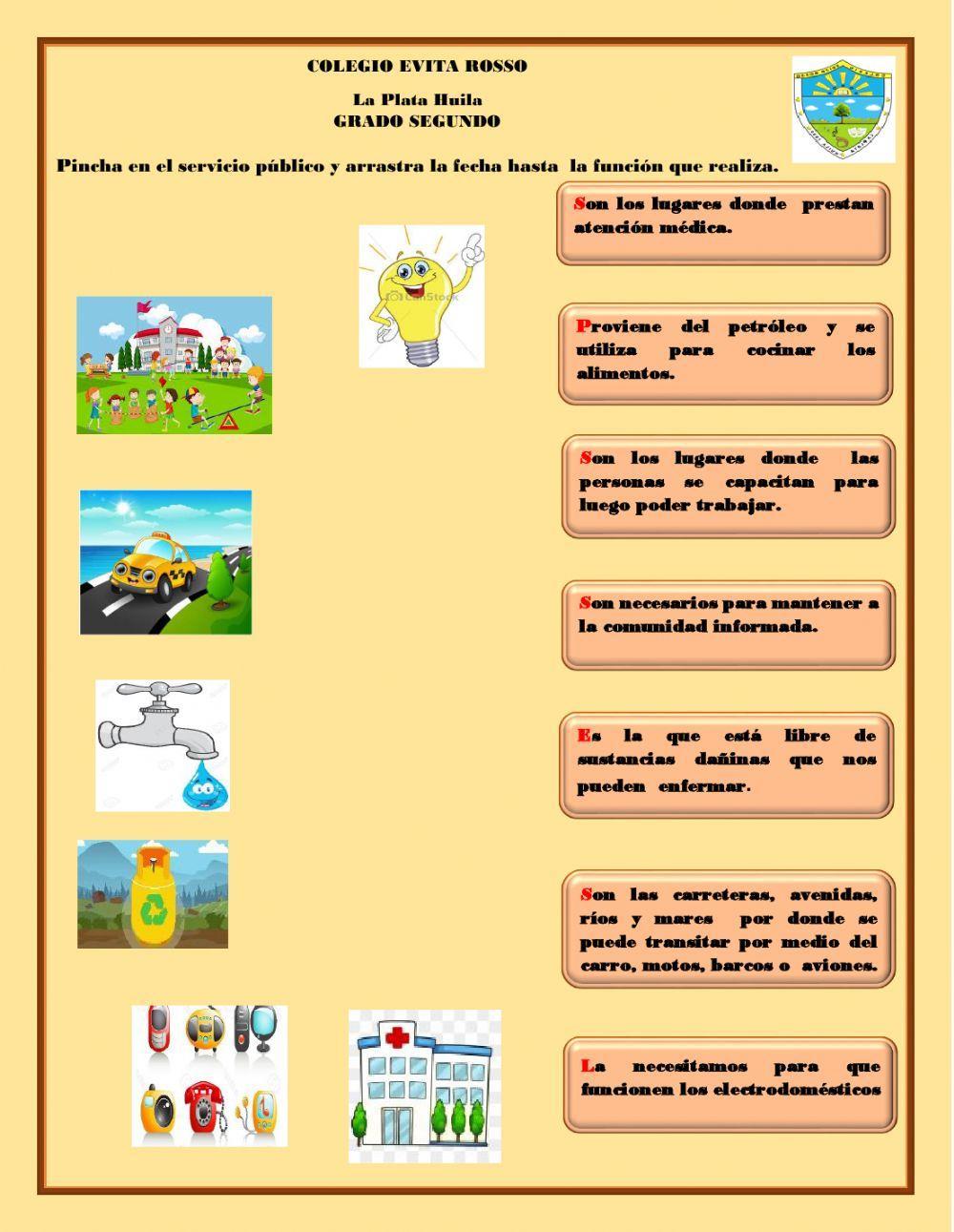 Servicios públicos.