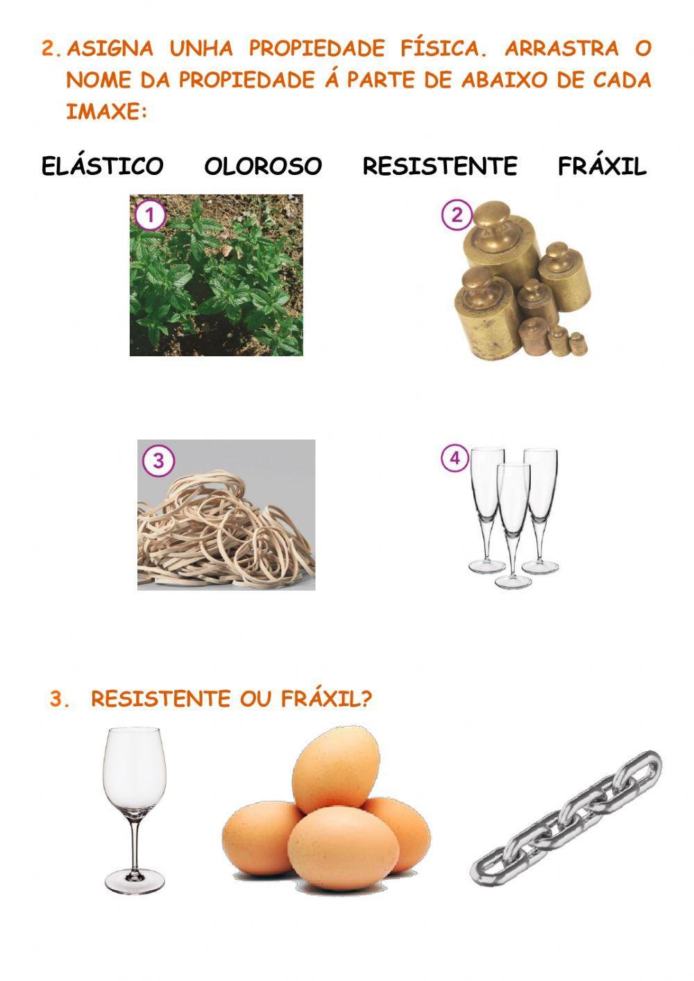 Os materiais Os materiais