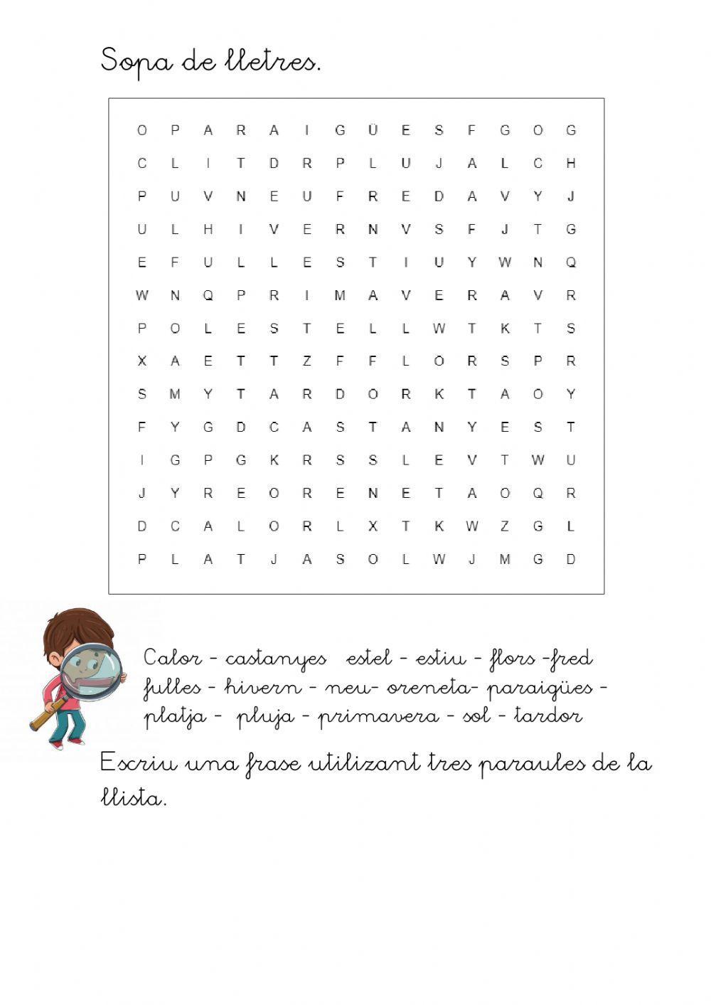 Calaméo - Sopa De Lletres L'aigua