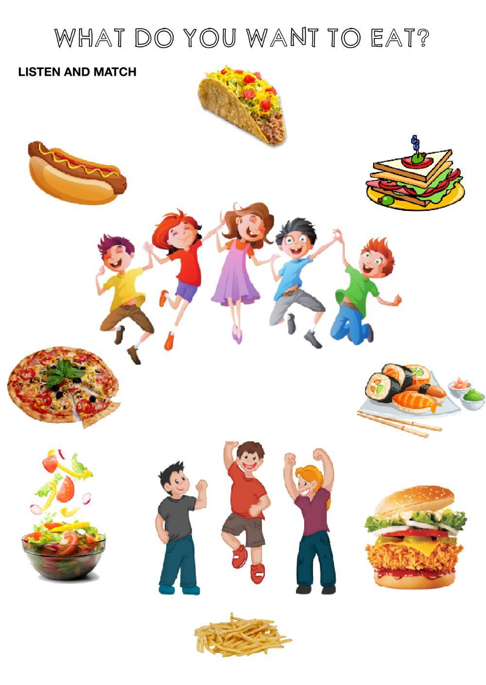 What do you want to eat? What do you want to eat?