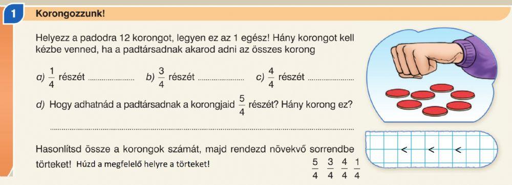 Törtek összehasonlítása