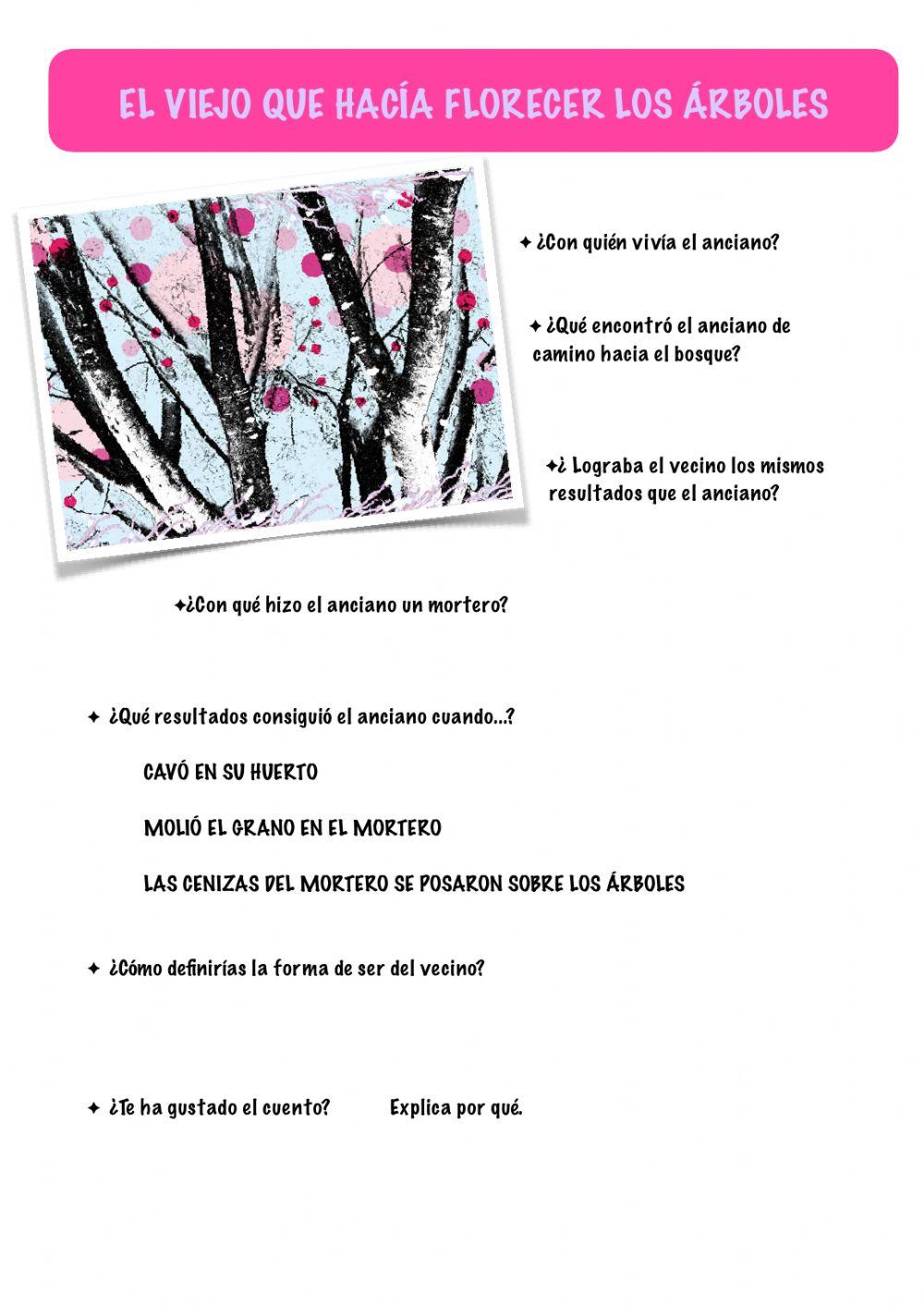 El viejo que hacía florecer los árboles