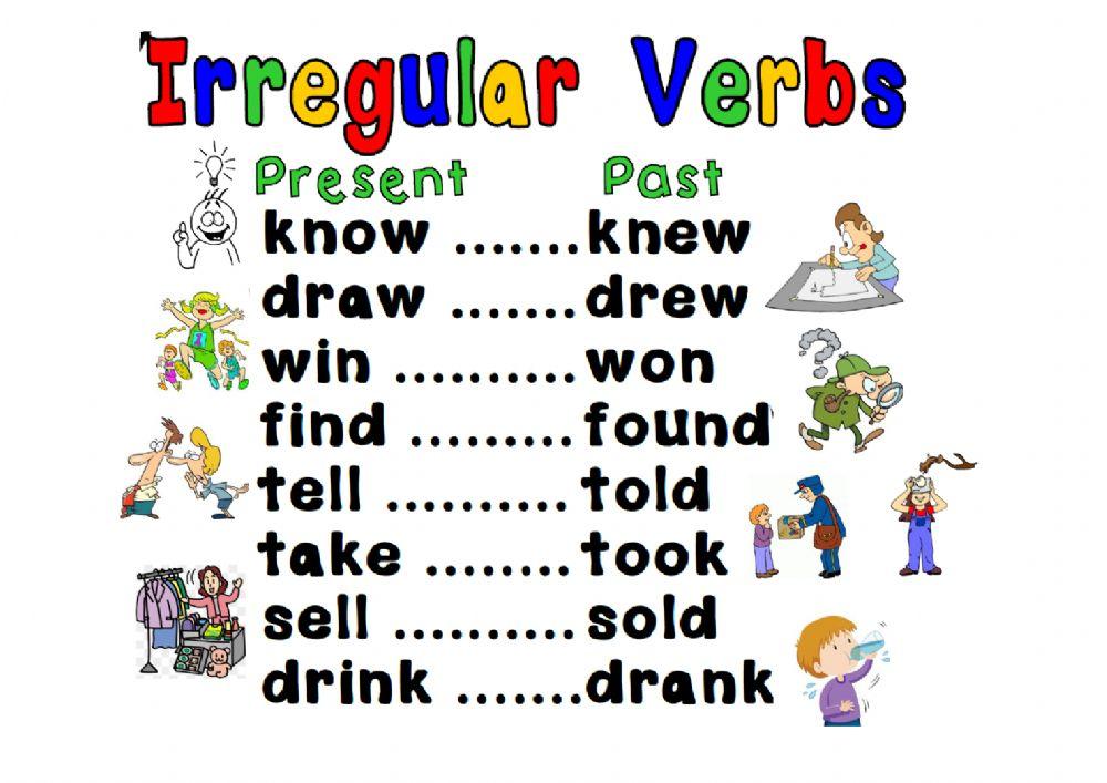 Irregular verbs