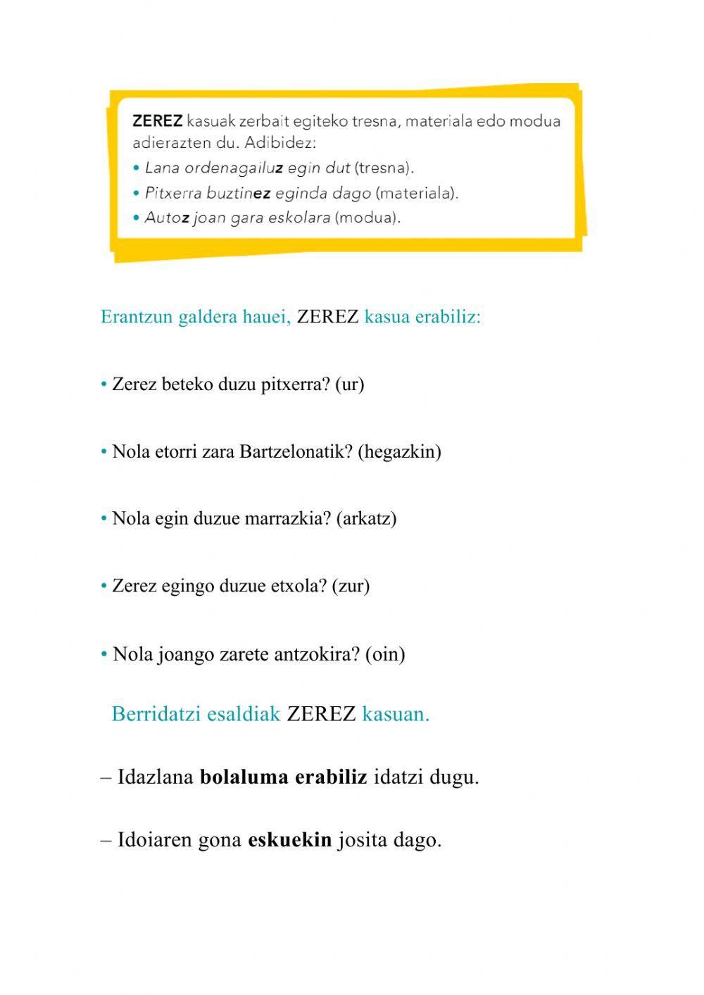 Deklinabideak Deklinabideak
