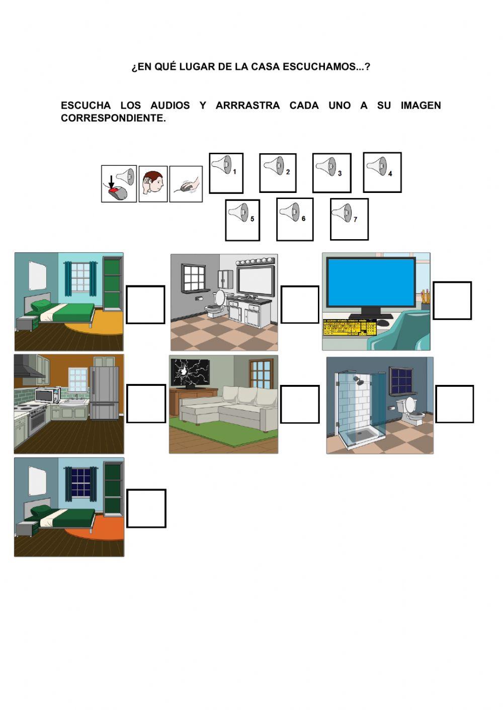 Identifica dónde escuchamos estos sonidos