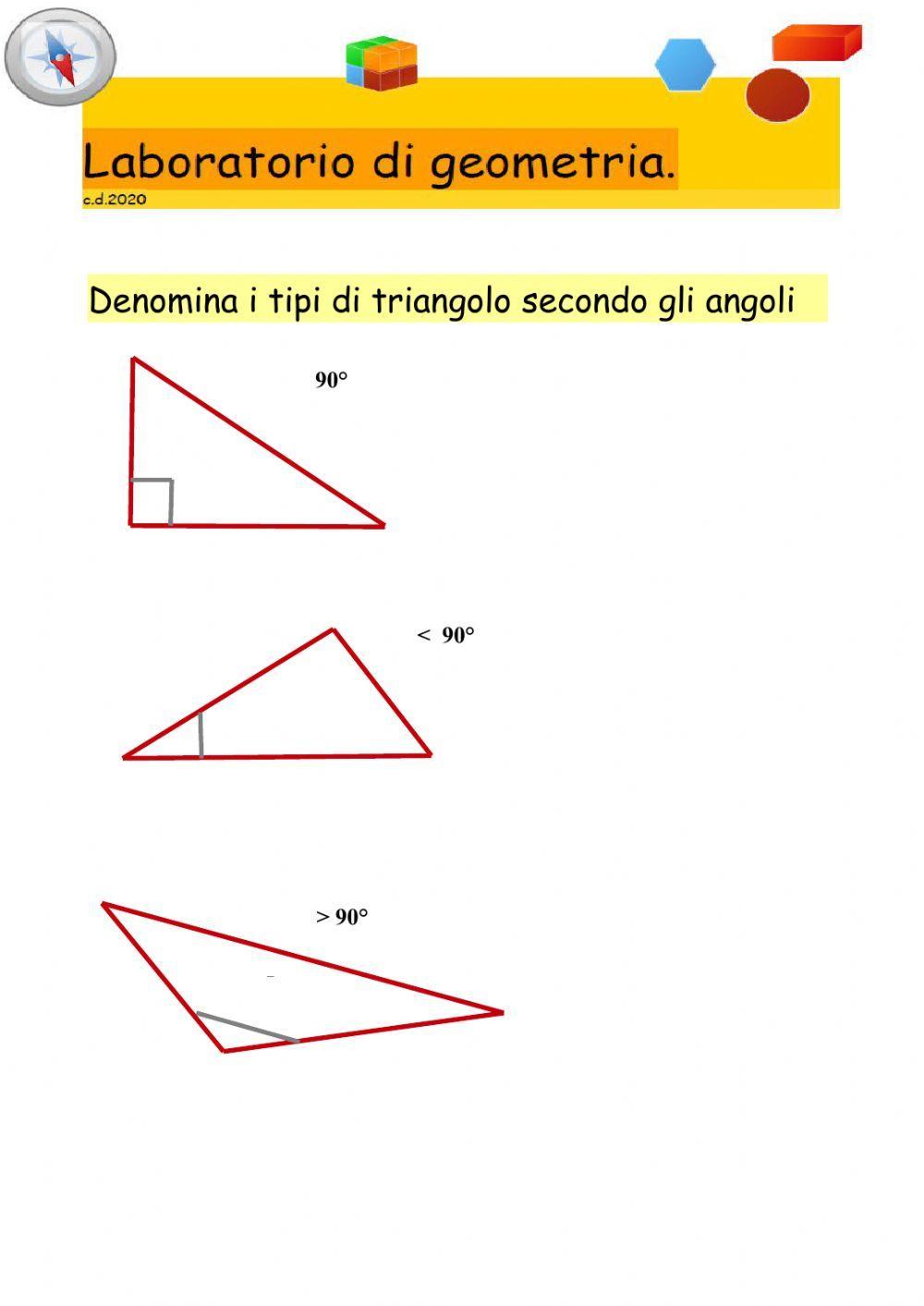 Triangoli secondo gli angoli
