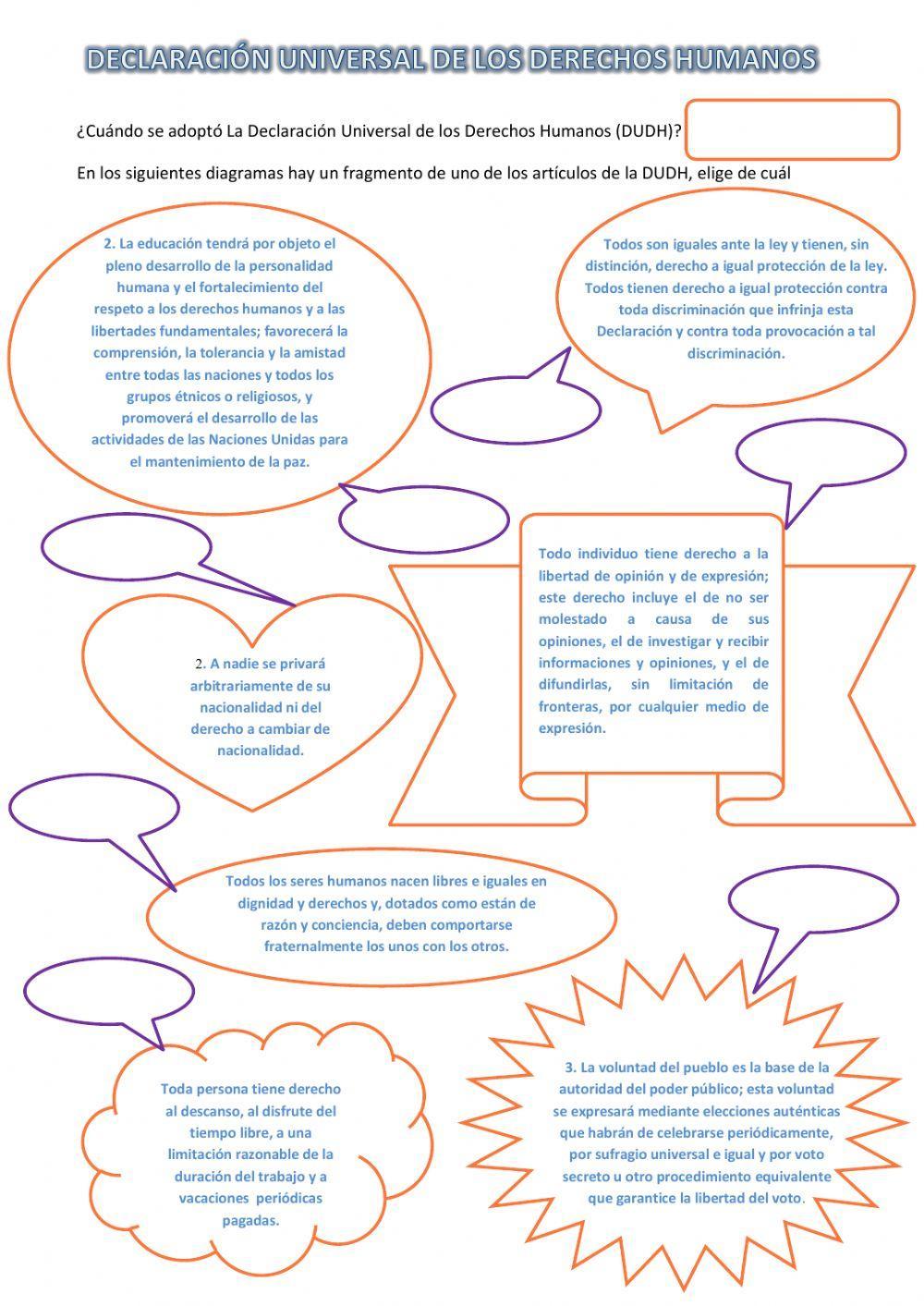 D. u. de los derechos humanos