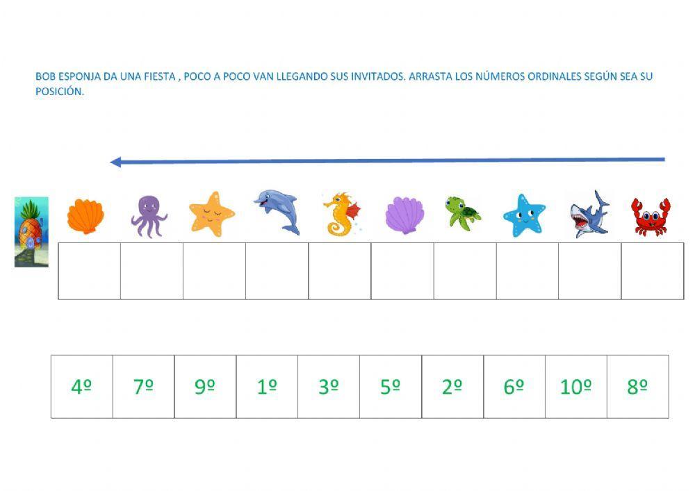 Ordinales hasta el 10