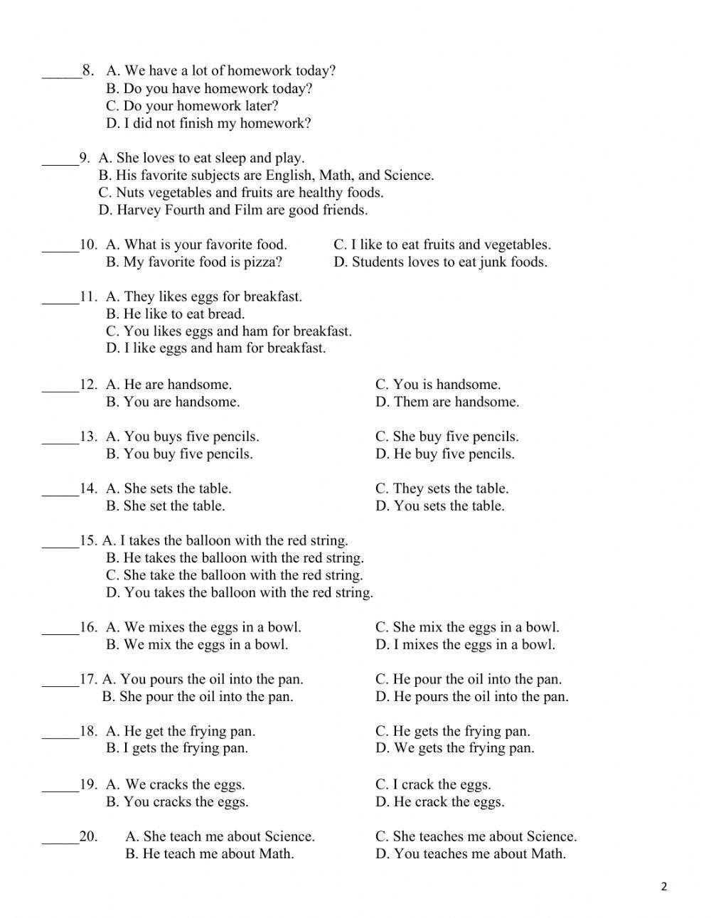 Grammar Reviewer Part 1