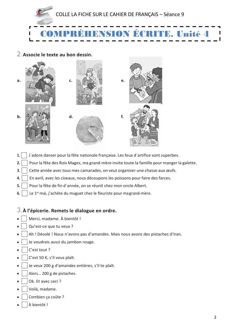 Les achats et les fêtes