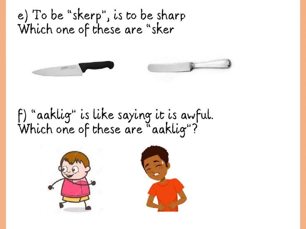 Afrikaans Vocabulary