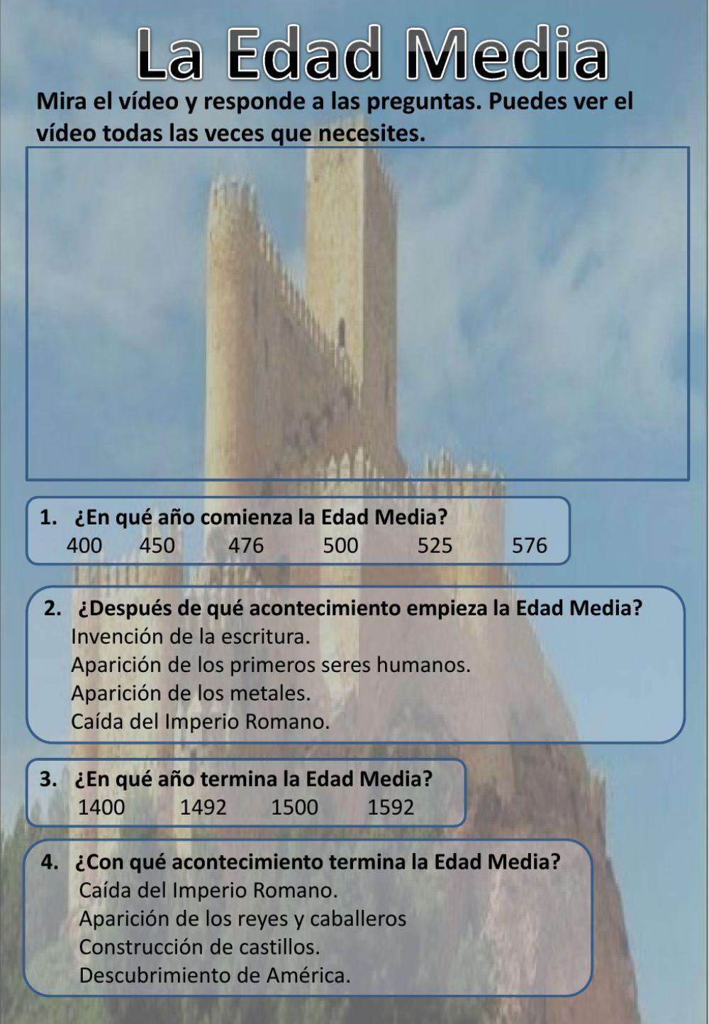 La Edad Media La Edad Media