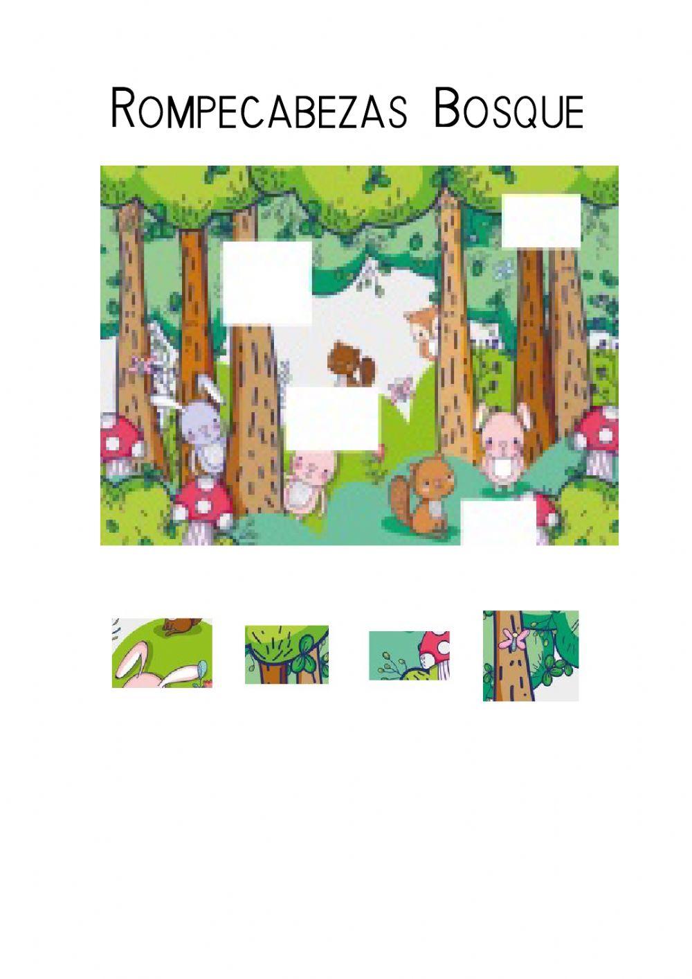Rompecabezas Bosque 4
