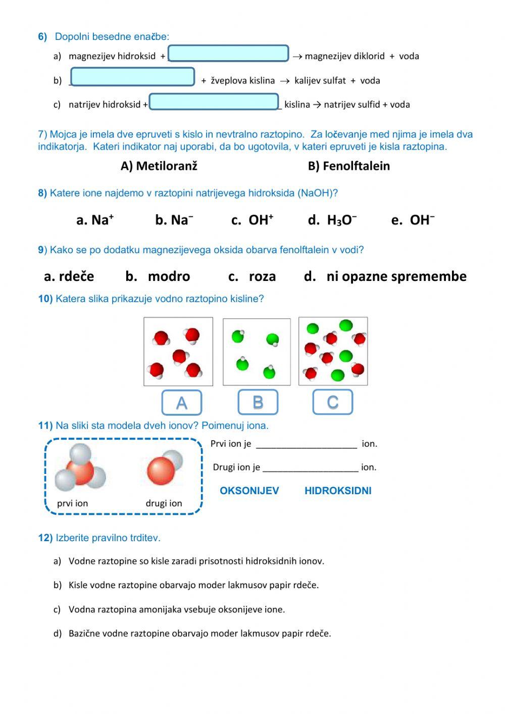 Elektroliti - utrjevanje Elektroliti - utrjevanje