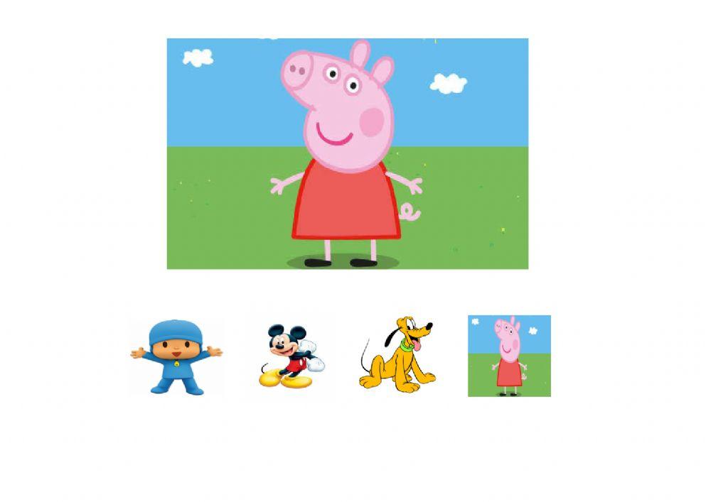 Quién es? Peppa pig