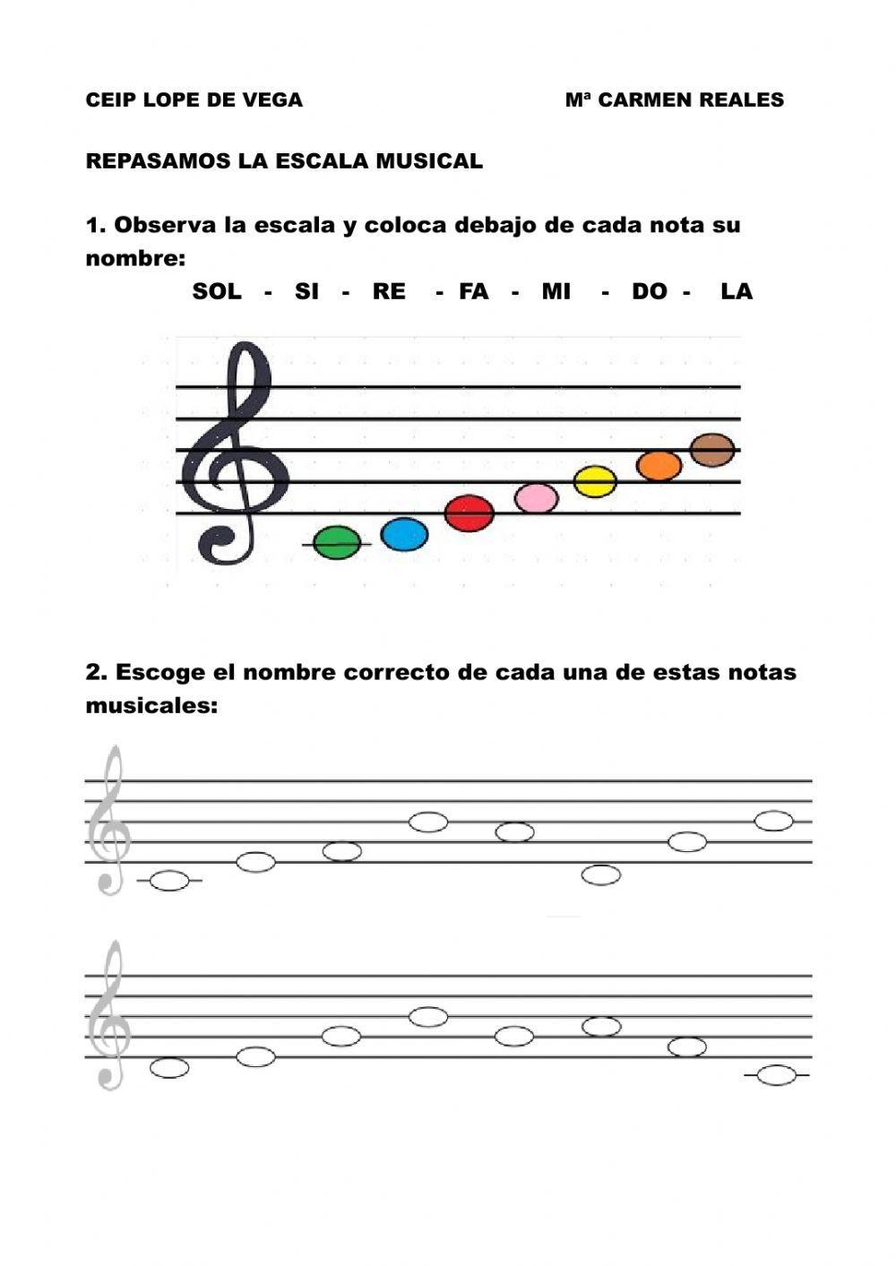 Notas musicales