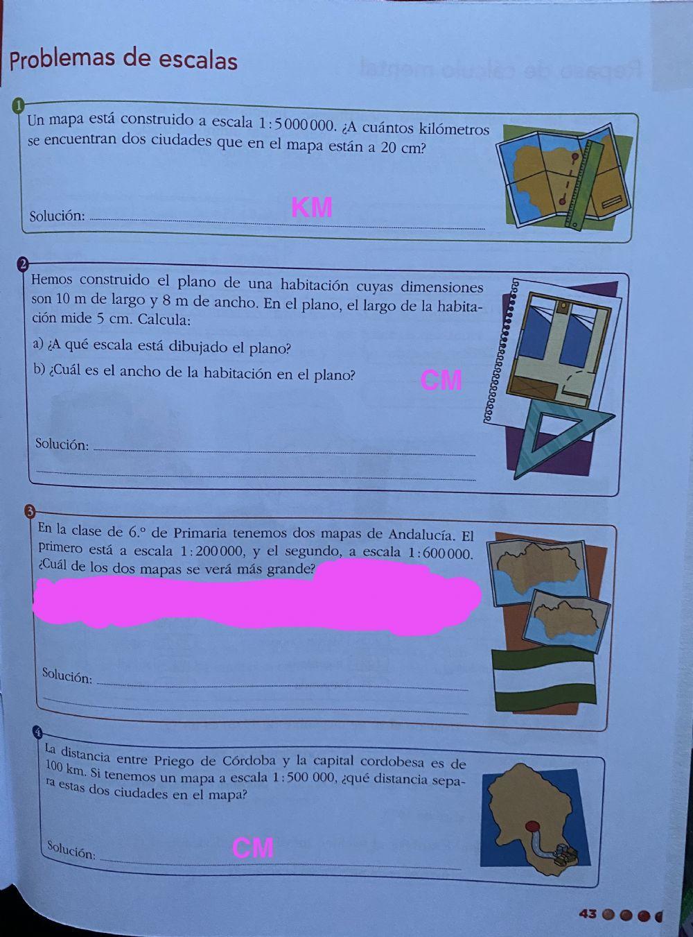 Problemas de escalas