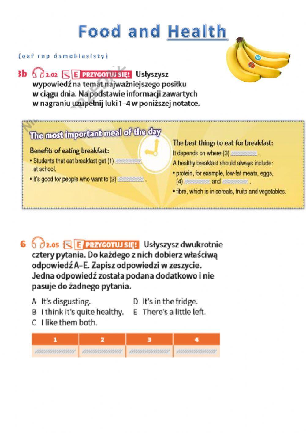 Egzamin ósmoklasisty listening