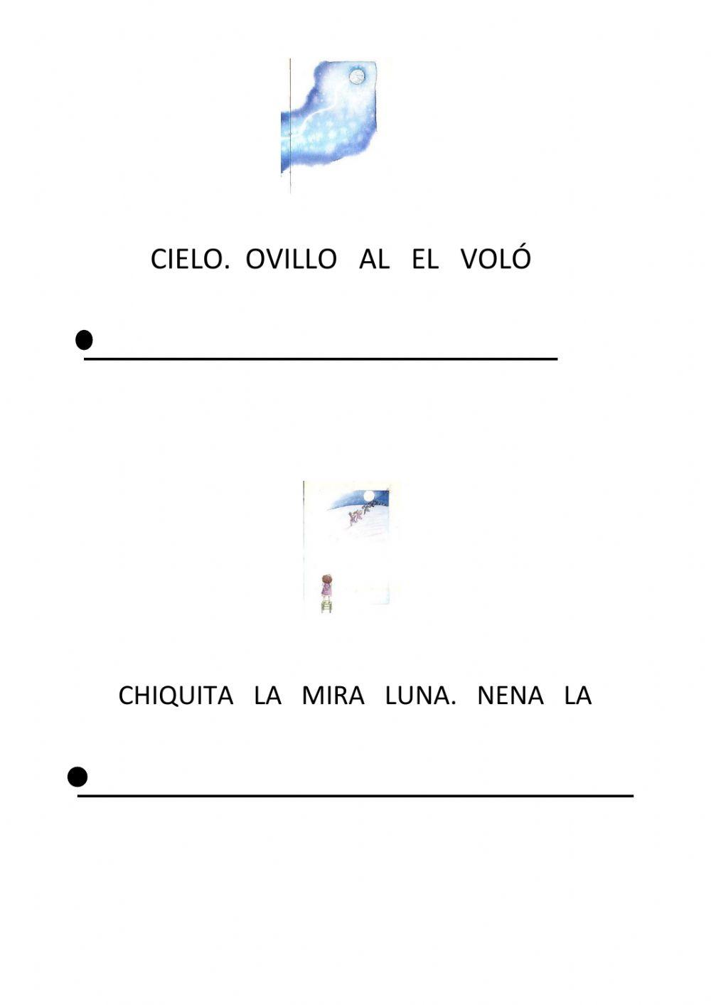 ORDENAR ORACIONES - 19 DE MAYO