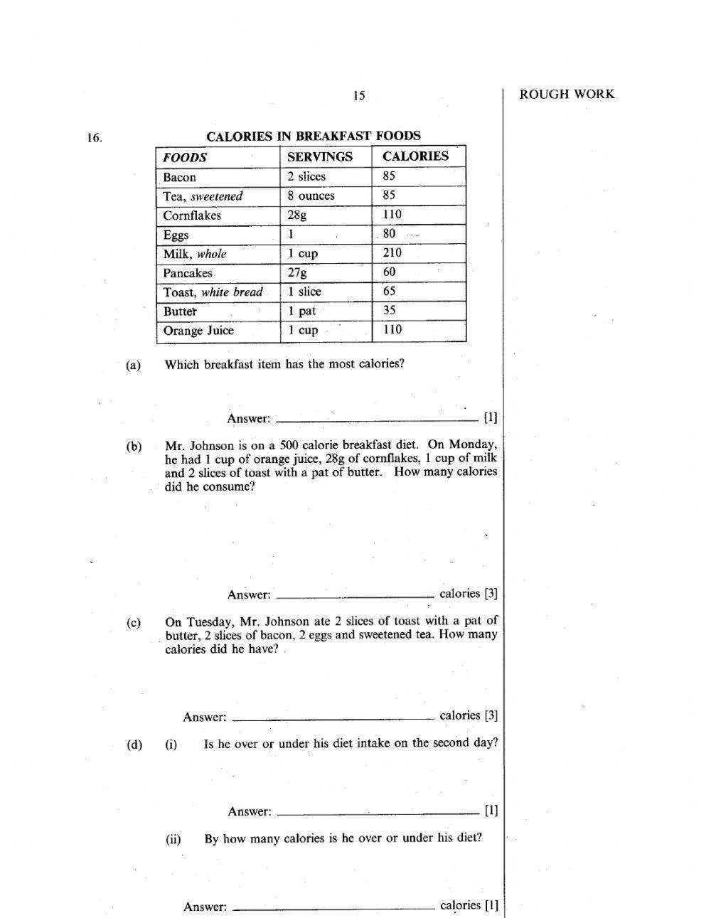 Tally Marks and Line Graphs