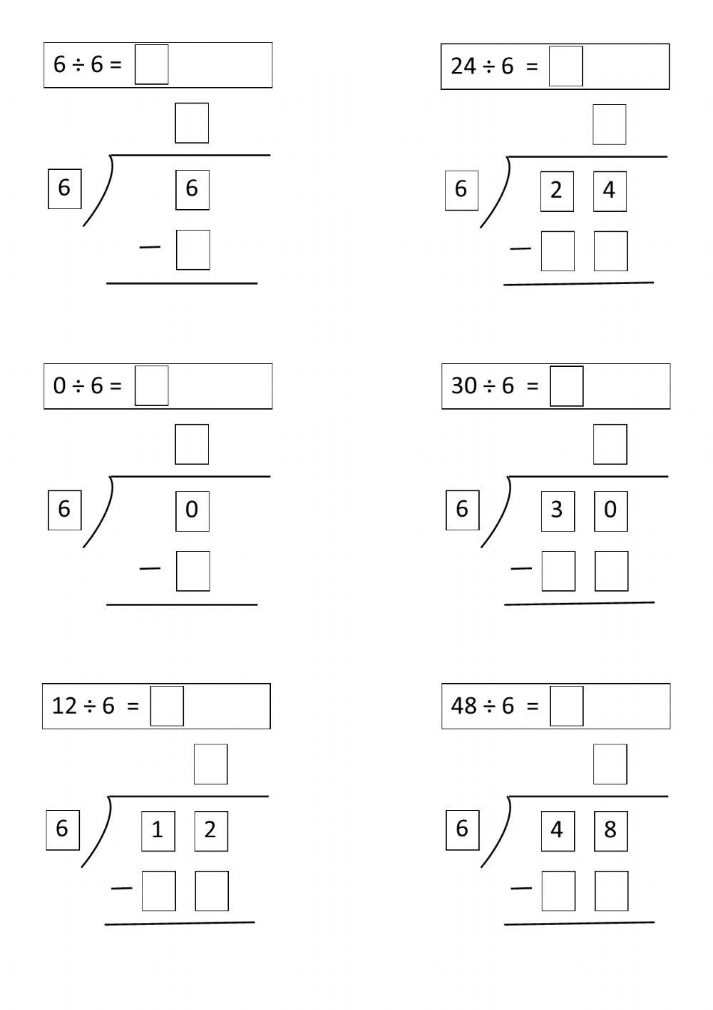 二年级数学：6的竖式除法 L1 (iw)